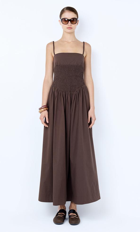 Marceline Maxi Dress - Dark Choc