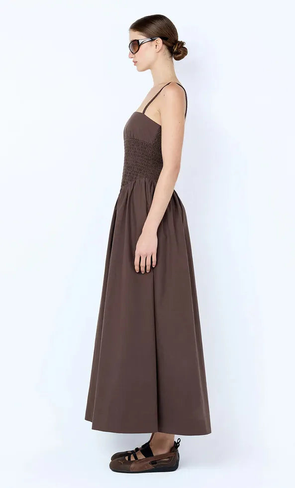 Marceline Maxi Dress - Dark Choc