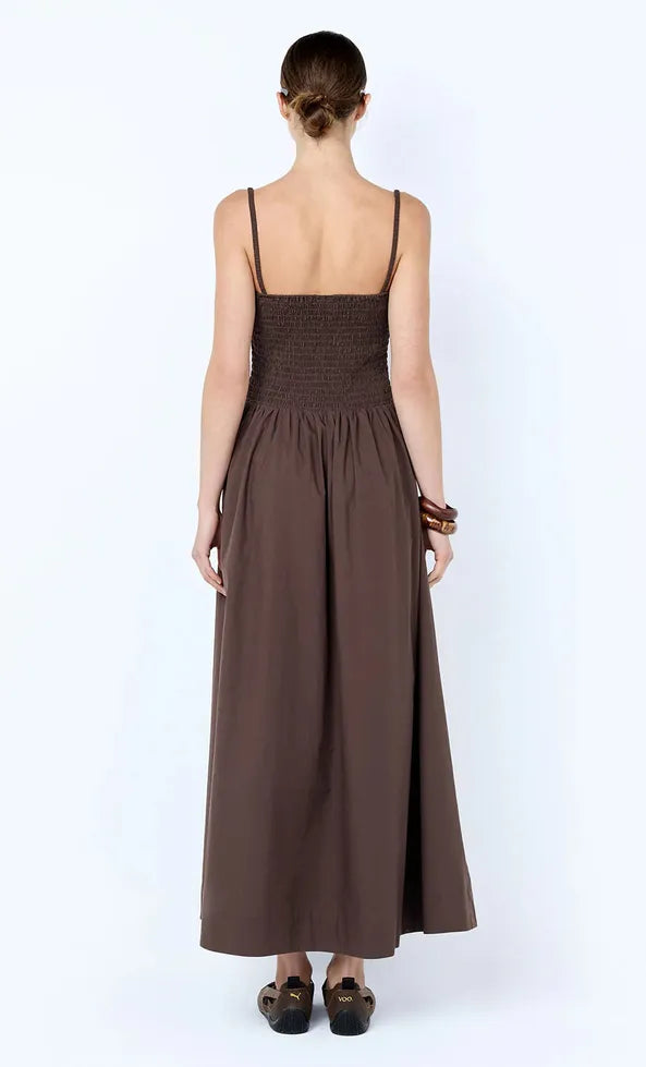 Marceline Maxi Dress - Dark Choc