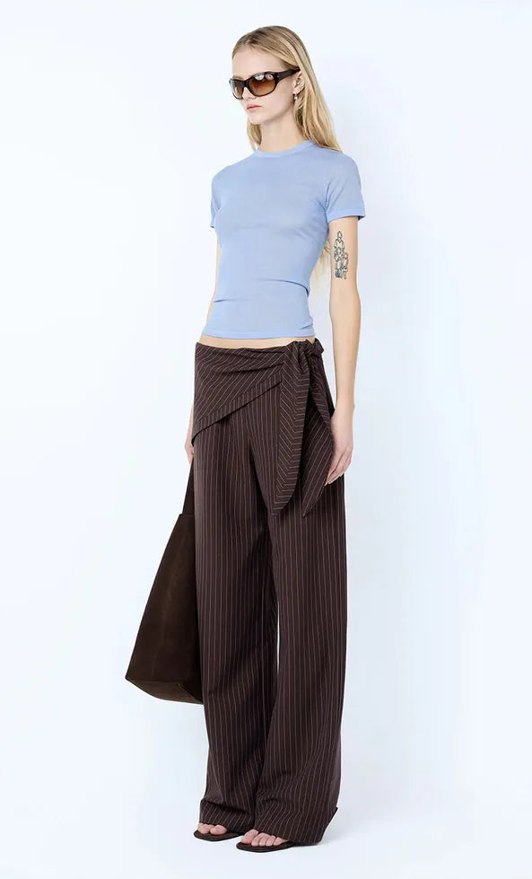 Melrose Baby Tee - Cambray Blue