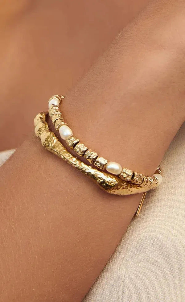Jayde Gold Cuff