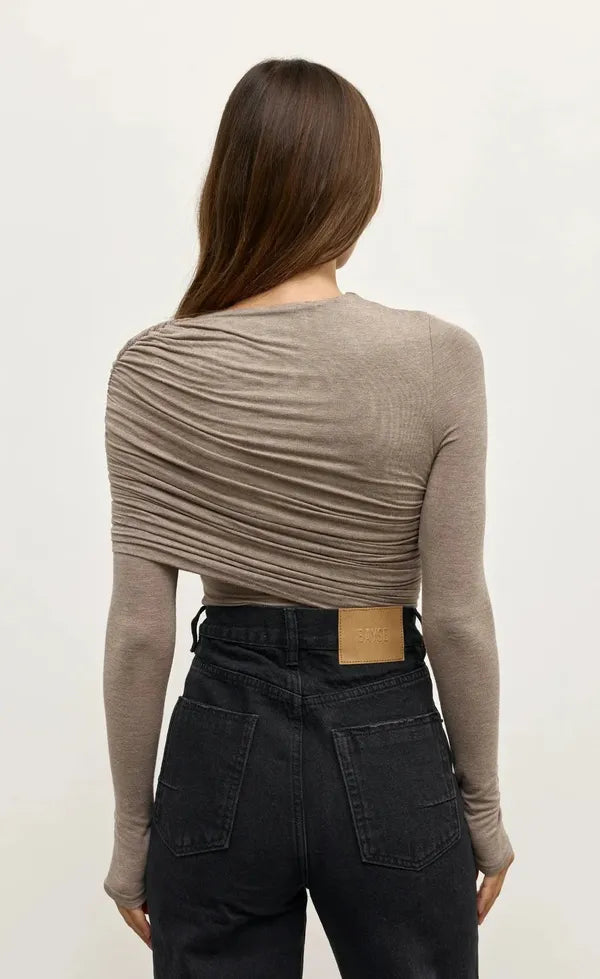 Ariya Bodysuit - Grey Marle