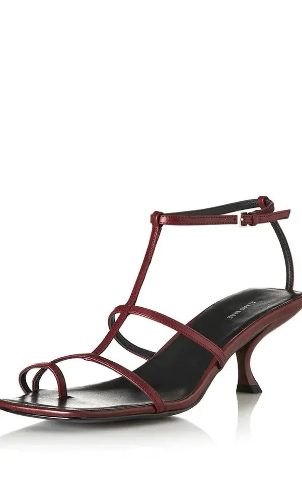 Arabella Heel - Burgundy