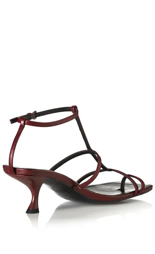 Arabella Heel - Burgundy