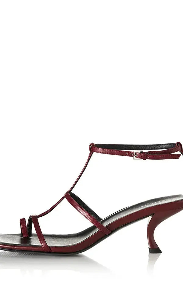 Arabella Heel - Burgundy