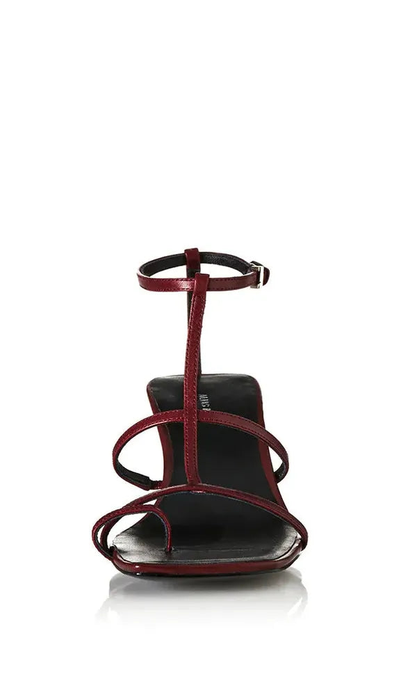 Arabella Heel - Burgundy