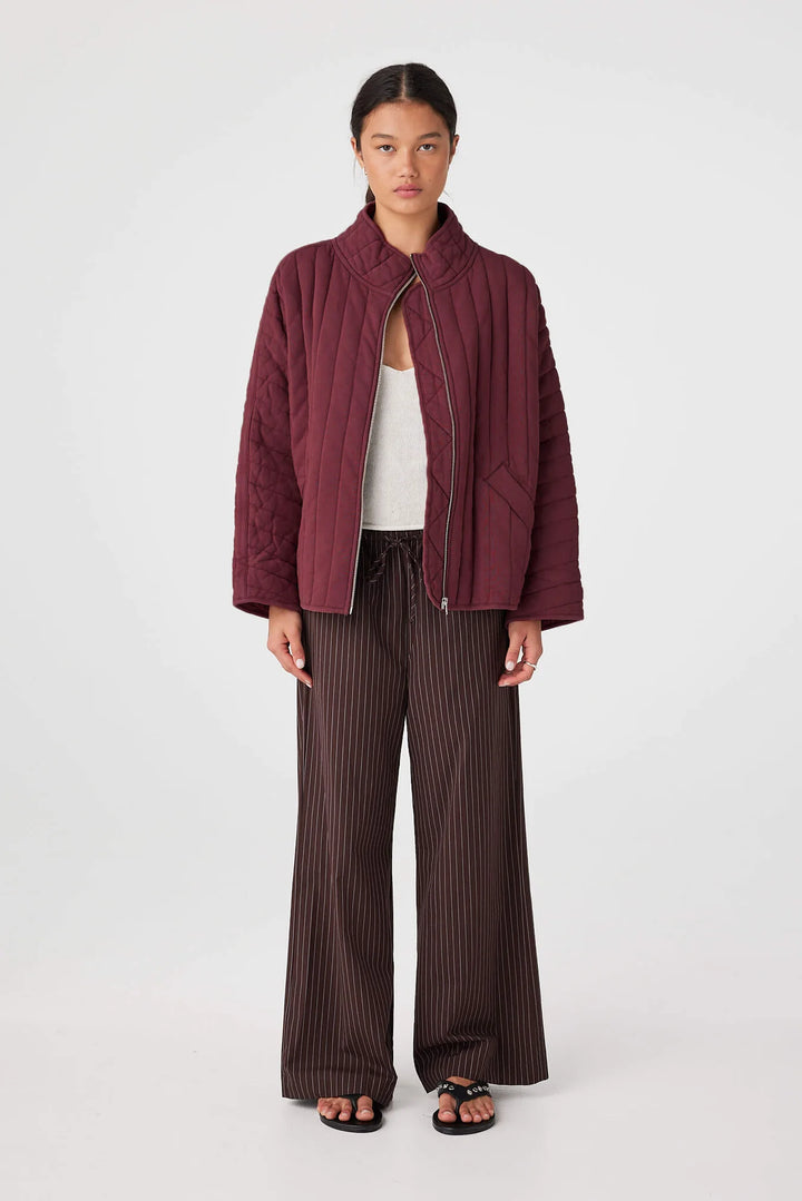 Tessa Jacket Merlot