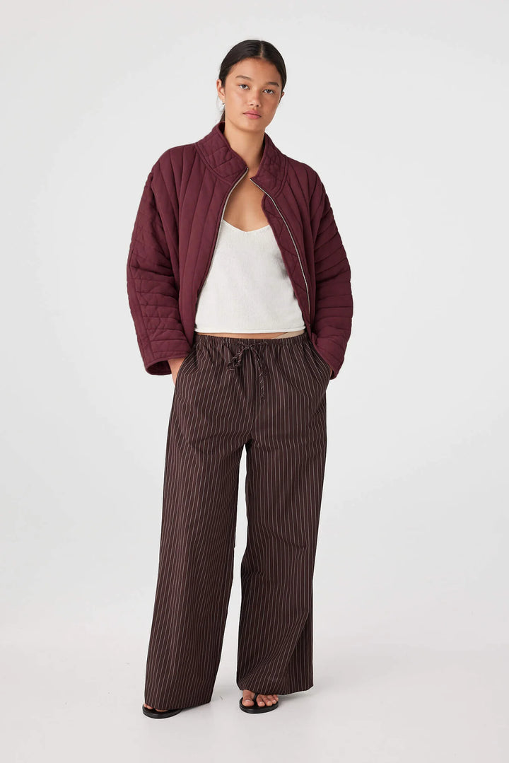 Tessa Jacket Merlot