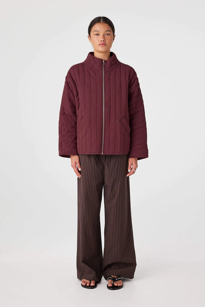 Tessa Jacket Merlot