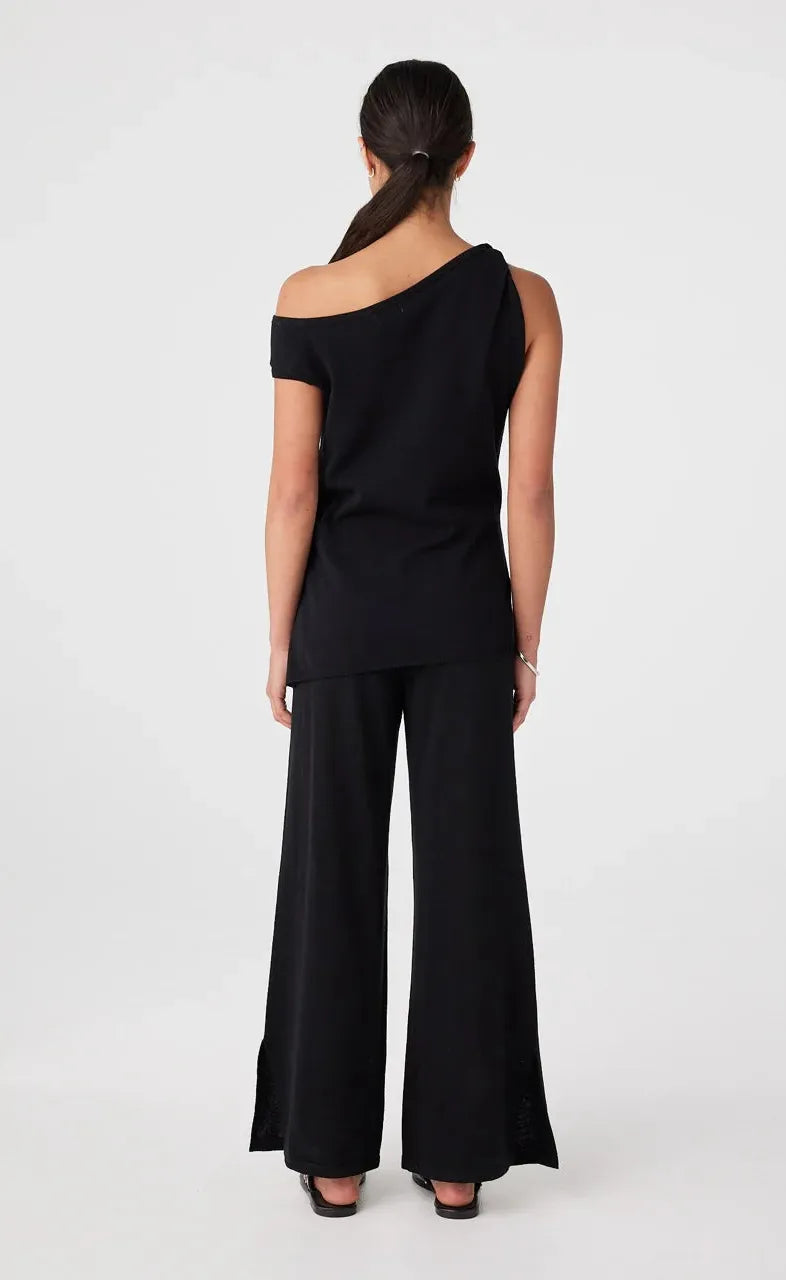 Olympia Asym Top - Black