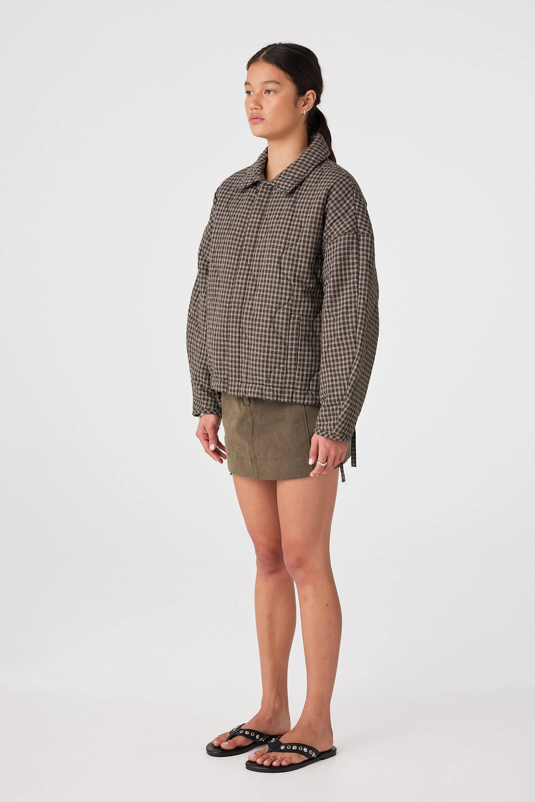 Matteo Jacket - Expresso Check