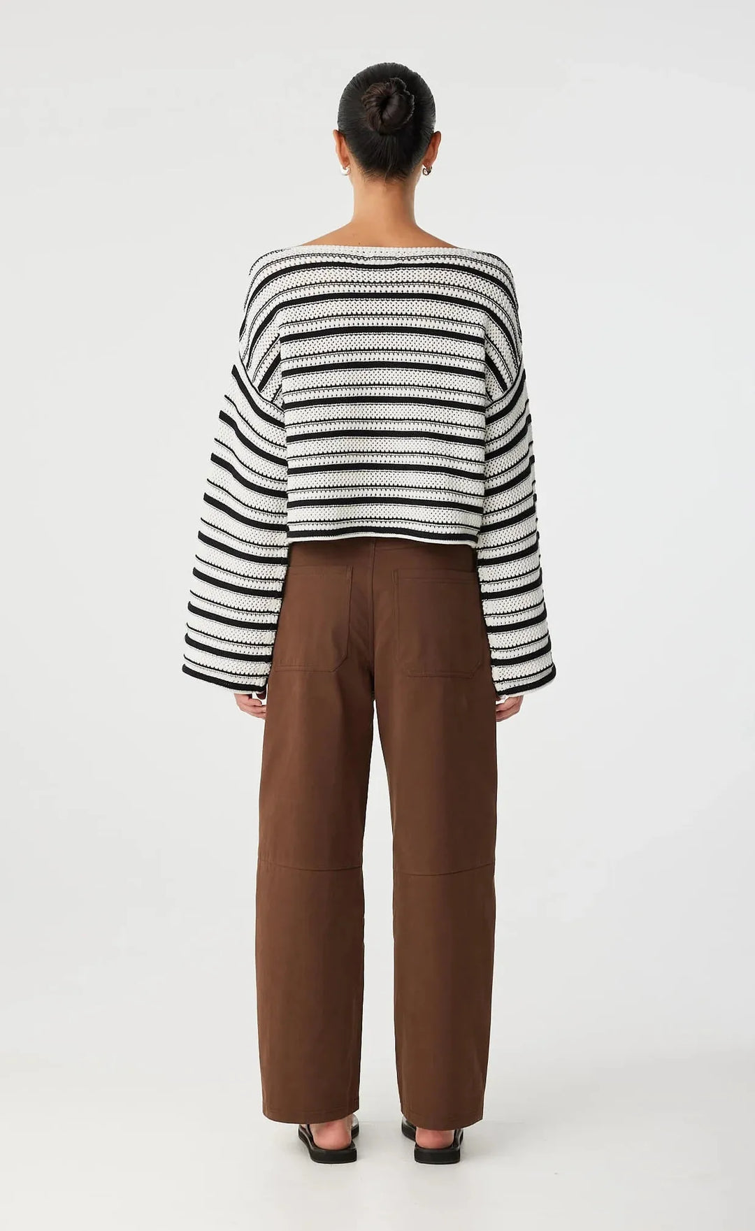 Maisie Sweater - Cream & Black