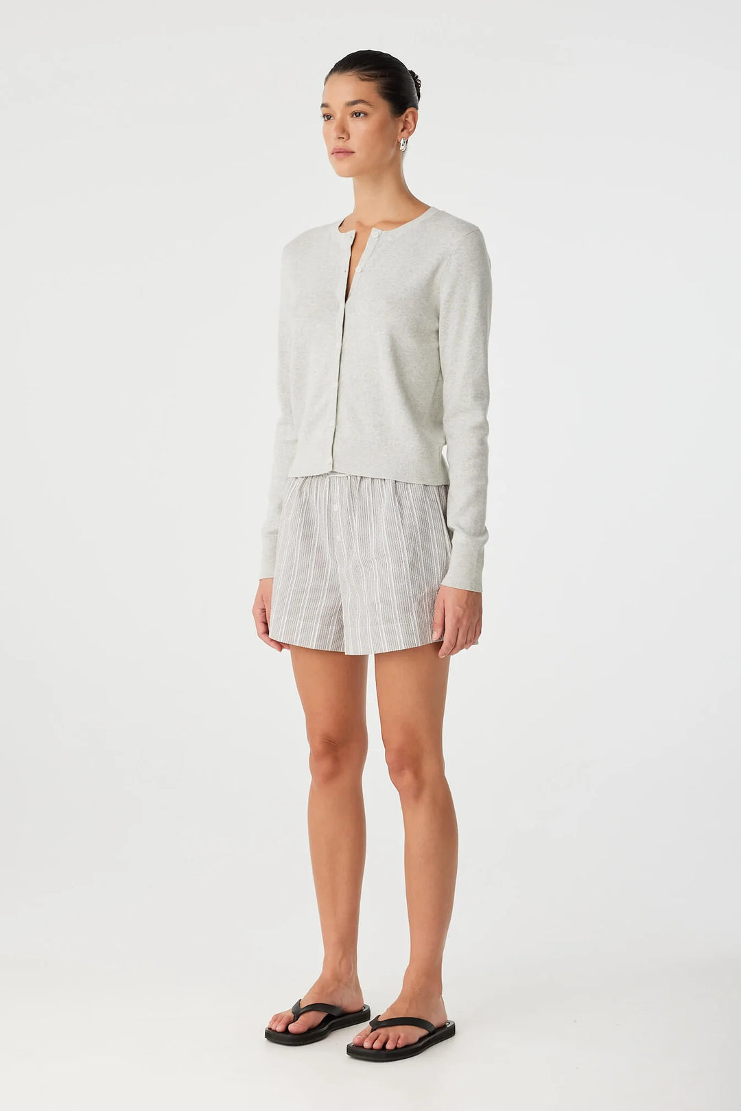 Flynn Cardigan - Grey Marle