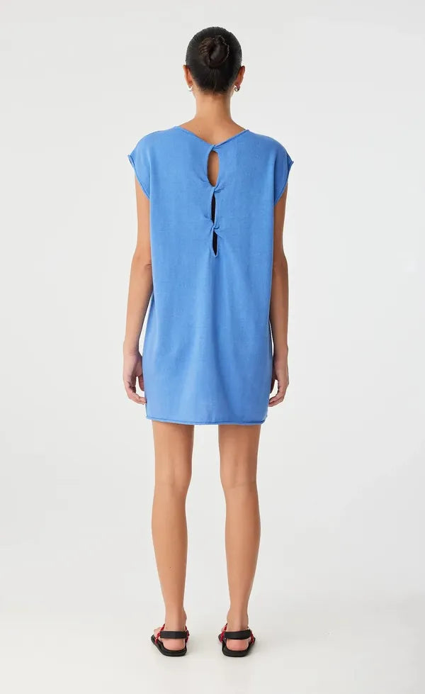 Pala Reversible Mini Dress - Pacific Blue