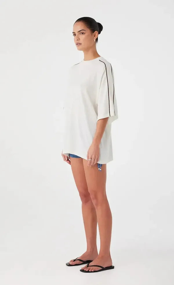 Pippa Oversized Tee - Cream