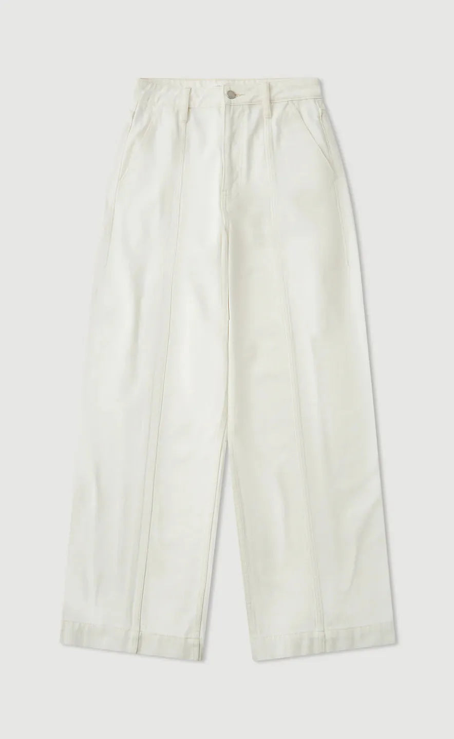 Lexi Wide Leg Jean - Vintage White