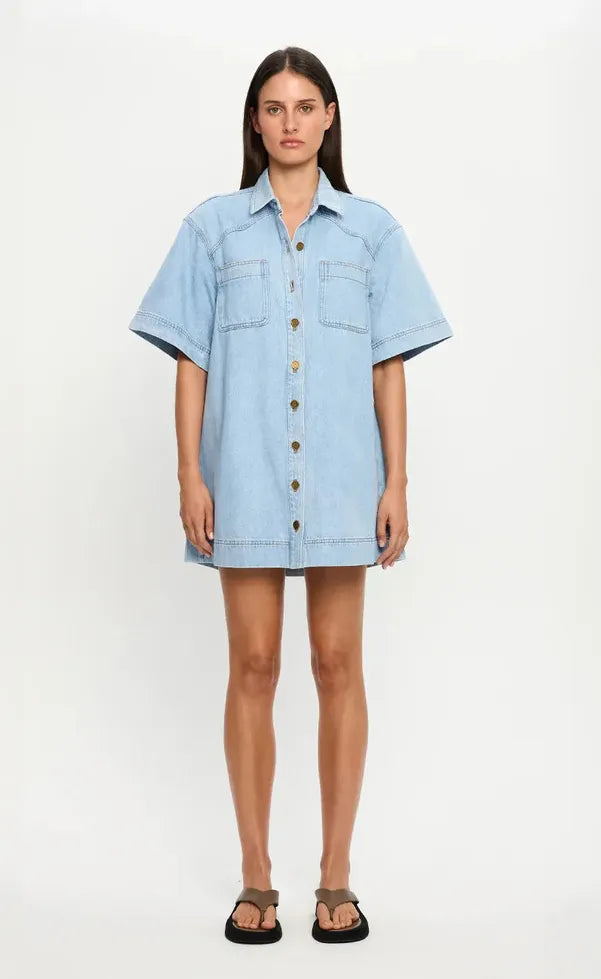 Avery Denim Mini Dress