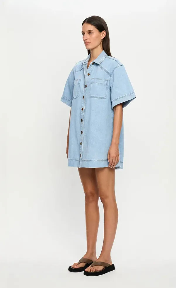 Avery Denim Mini Dress
