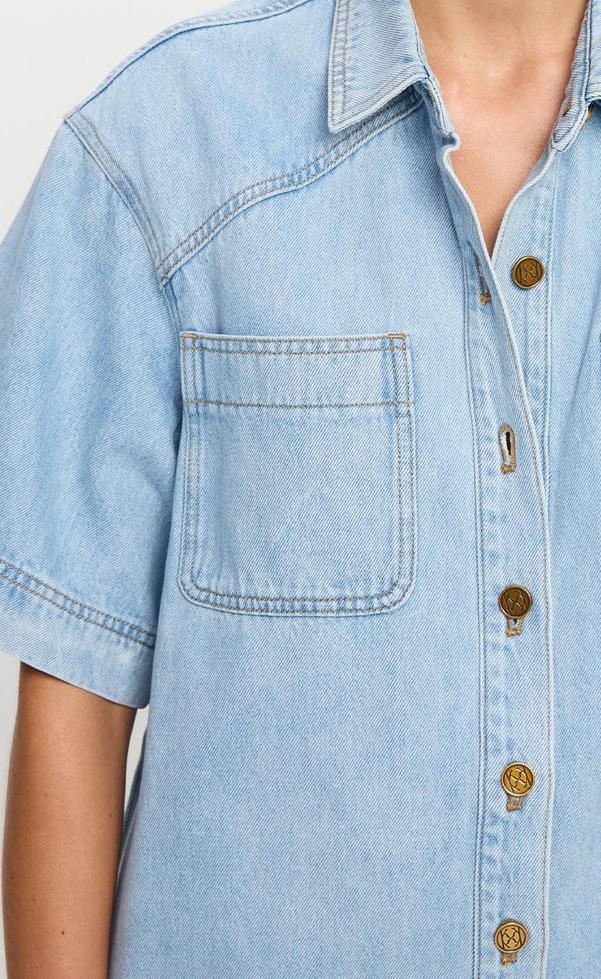 Avery Denim Mini Dress