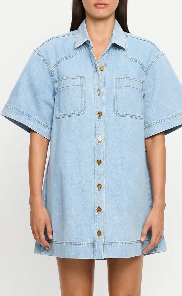 Avery Denim Mini Dress