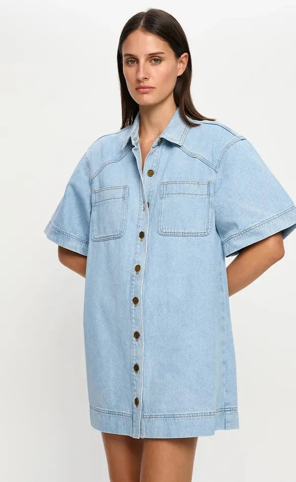 Avery Denim Mini Dress