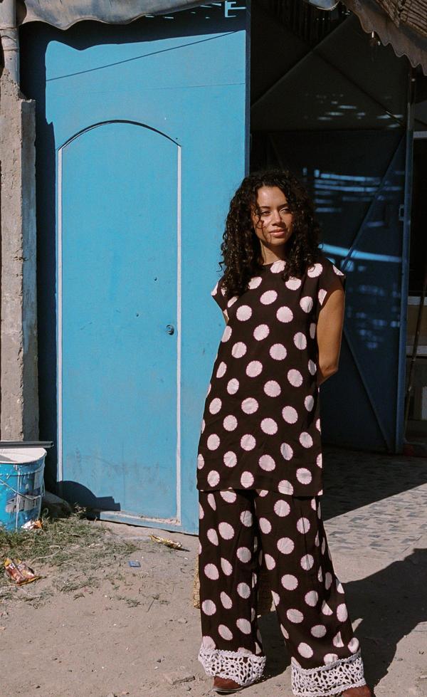 Bowie Spot Shift Mini Dress