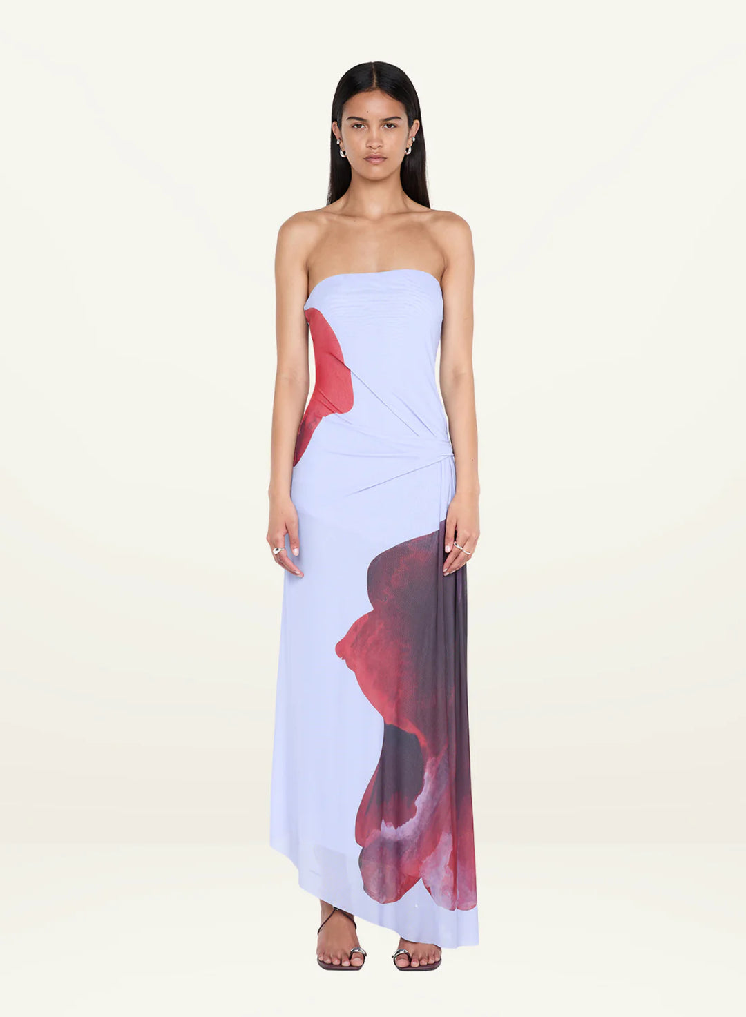 Georgiana Strapless Maxi Dress - Floral Bloom