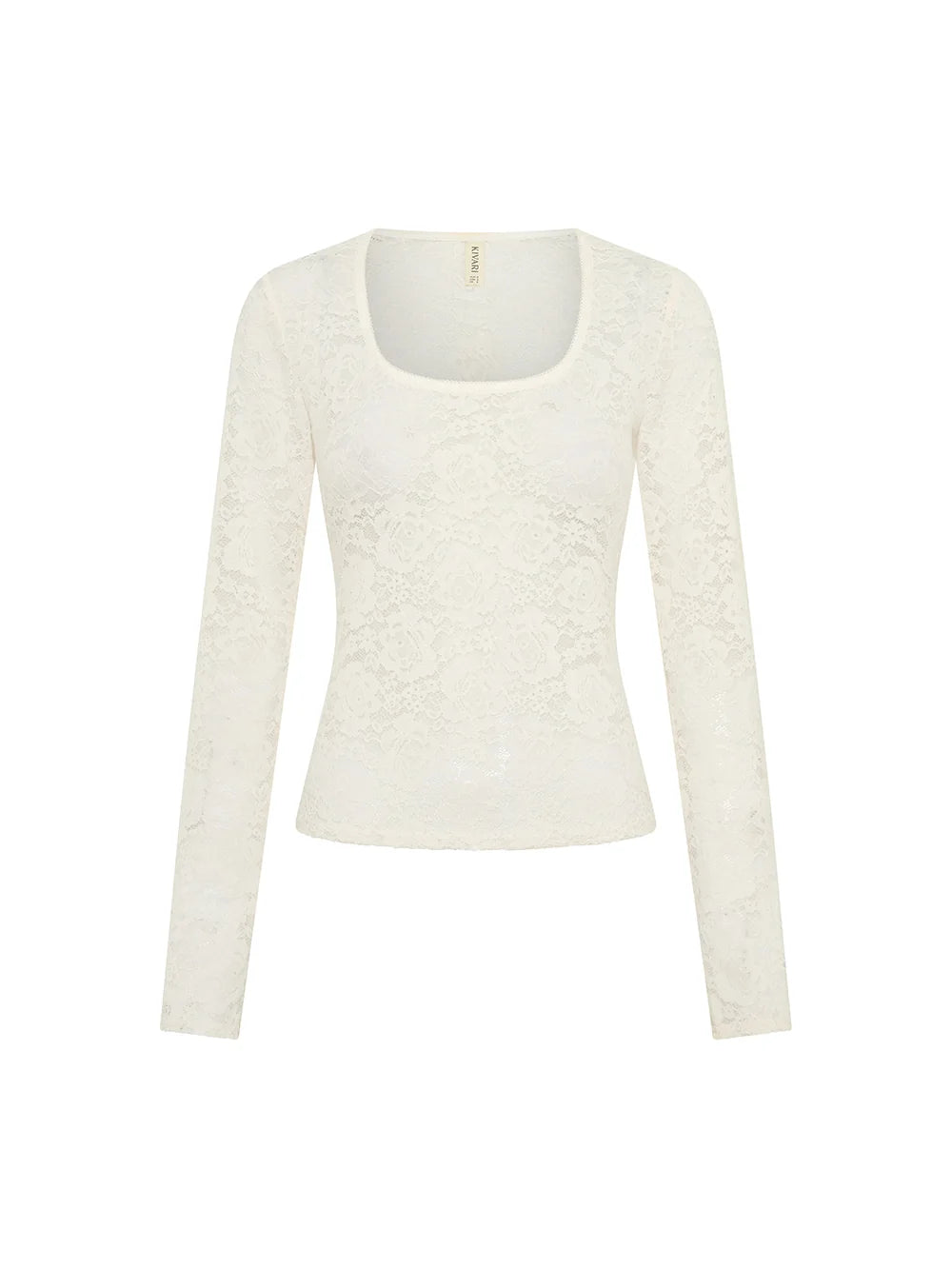 Bonnie Lace Top White