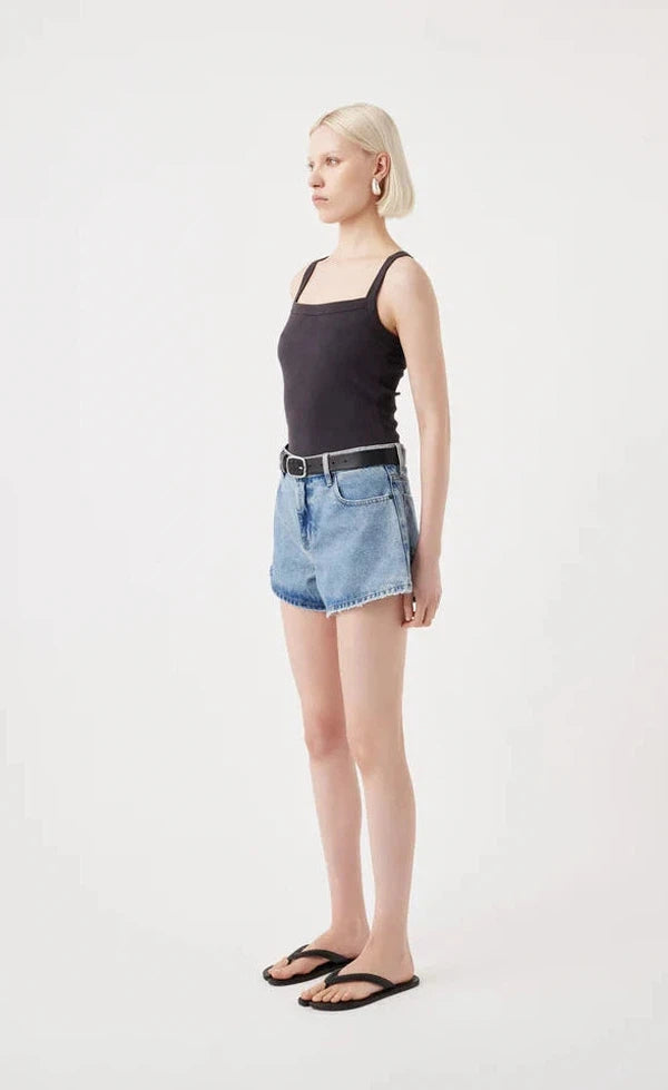 Stella High Flare Short - Heirloom