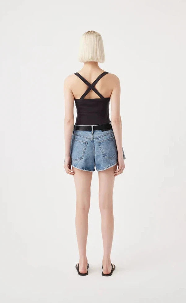 Stella High Flare Short - Heirloom