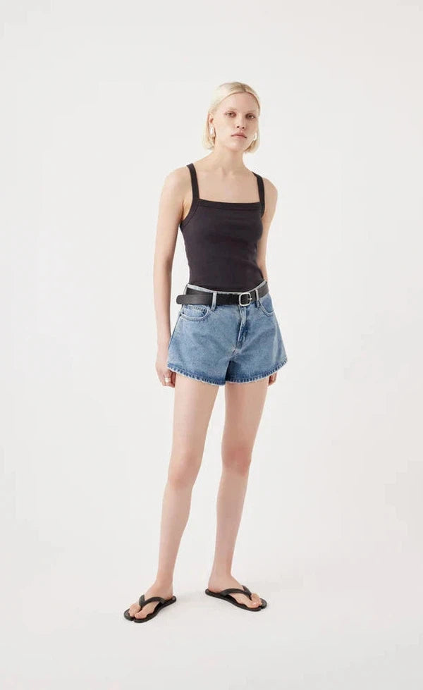 Stella High Flare Short - Heirloom