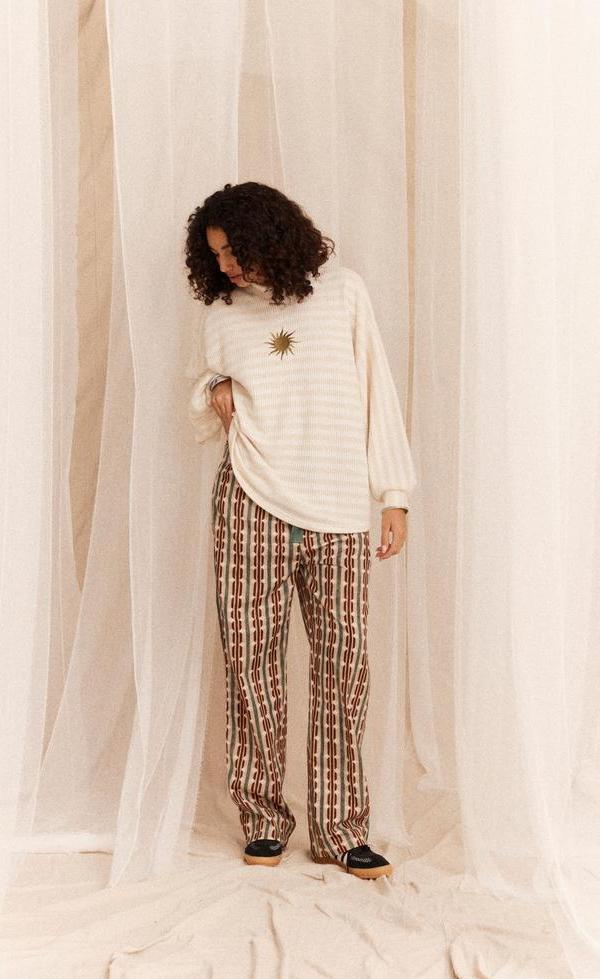 Canto Striped Knit Jumper