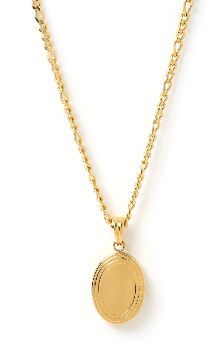 Classic Gold Locket Necklace