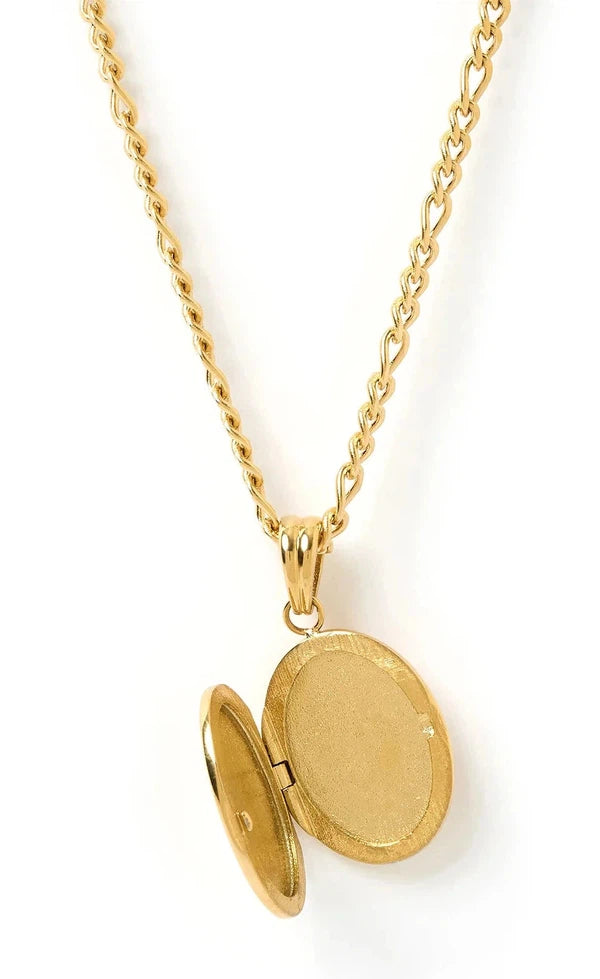 Classic Gold Locket Necklace