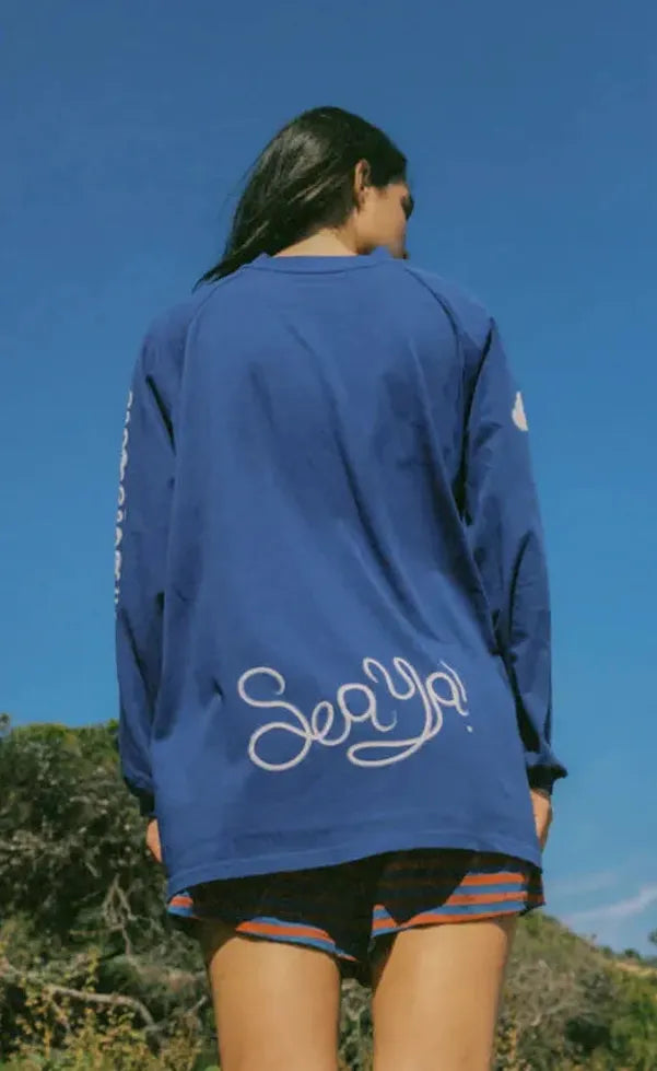 Cloud Hibiscus Haven LS Tee