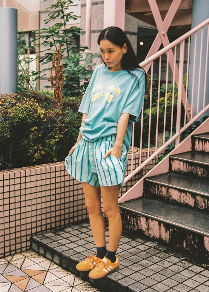 Crab Core Tee - Coastal Water Blue