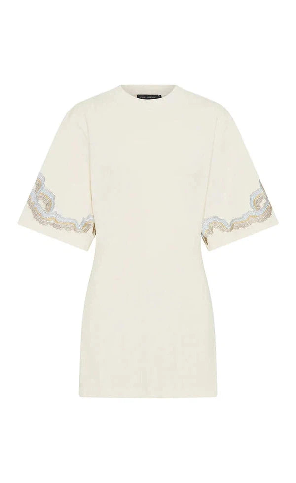 Serene Tee Dress - Ivory