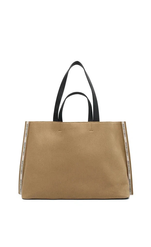 Alphonese Tote Camel and Black