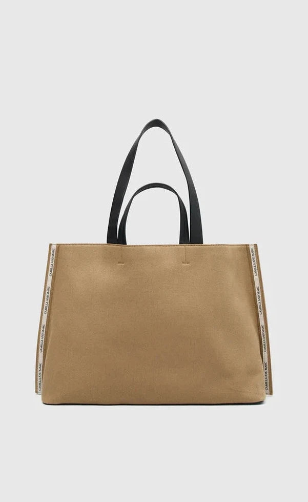 Alphonese Tote Camel and Black