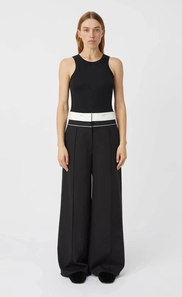 Amulet Wide Leg Pant - Black