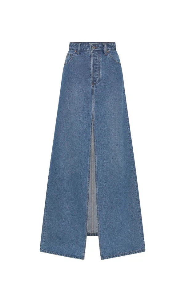 Kennedy Denim Maxi Skirt