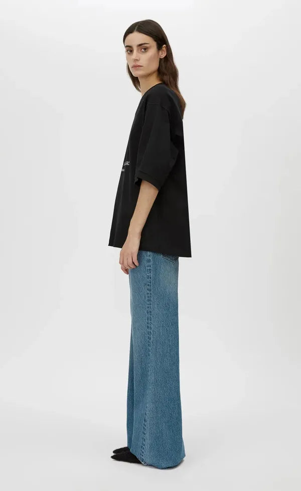 Larissa Logo Tee - Black