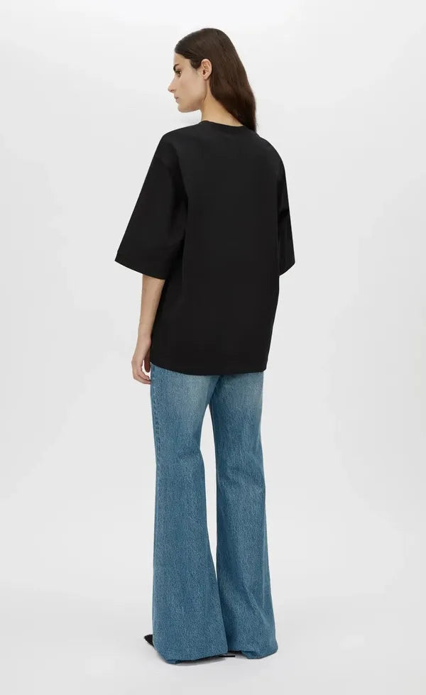 Larissa Logo Tee - Black
