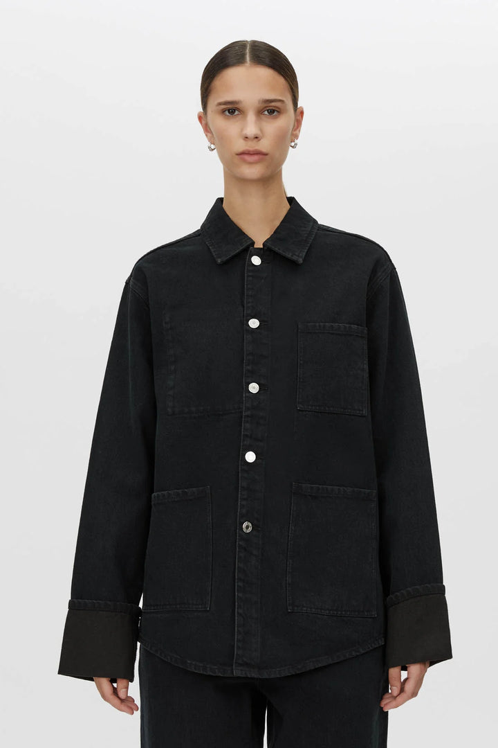 Sadie Denim Jacket - Inky Black