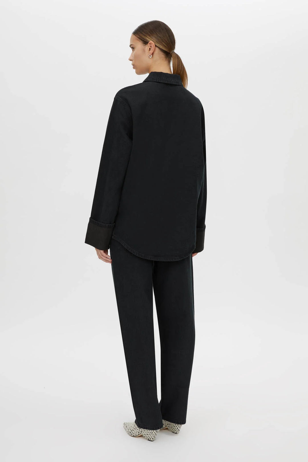 Sadie Denim Jacket - Inky Black