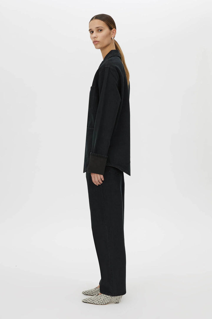Sadie Denim Jacket - Inky Black