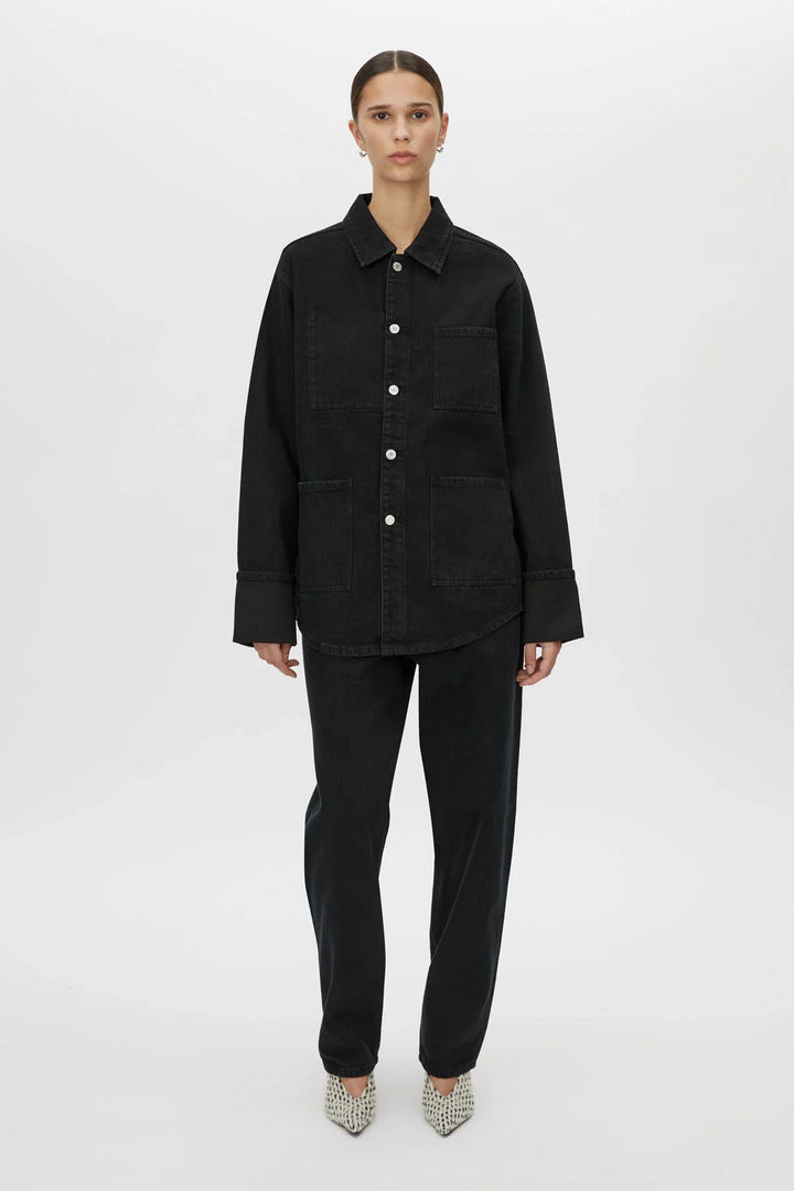 Sadie Denim Jacket - Inky Black