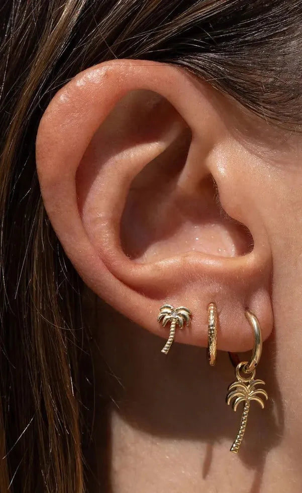 Luka Gold Huggie Earring