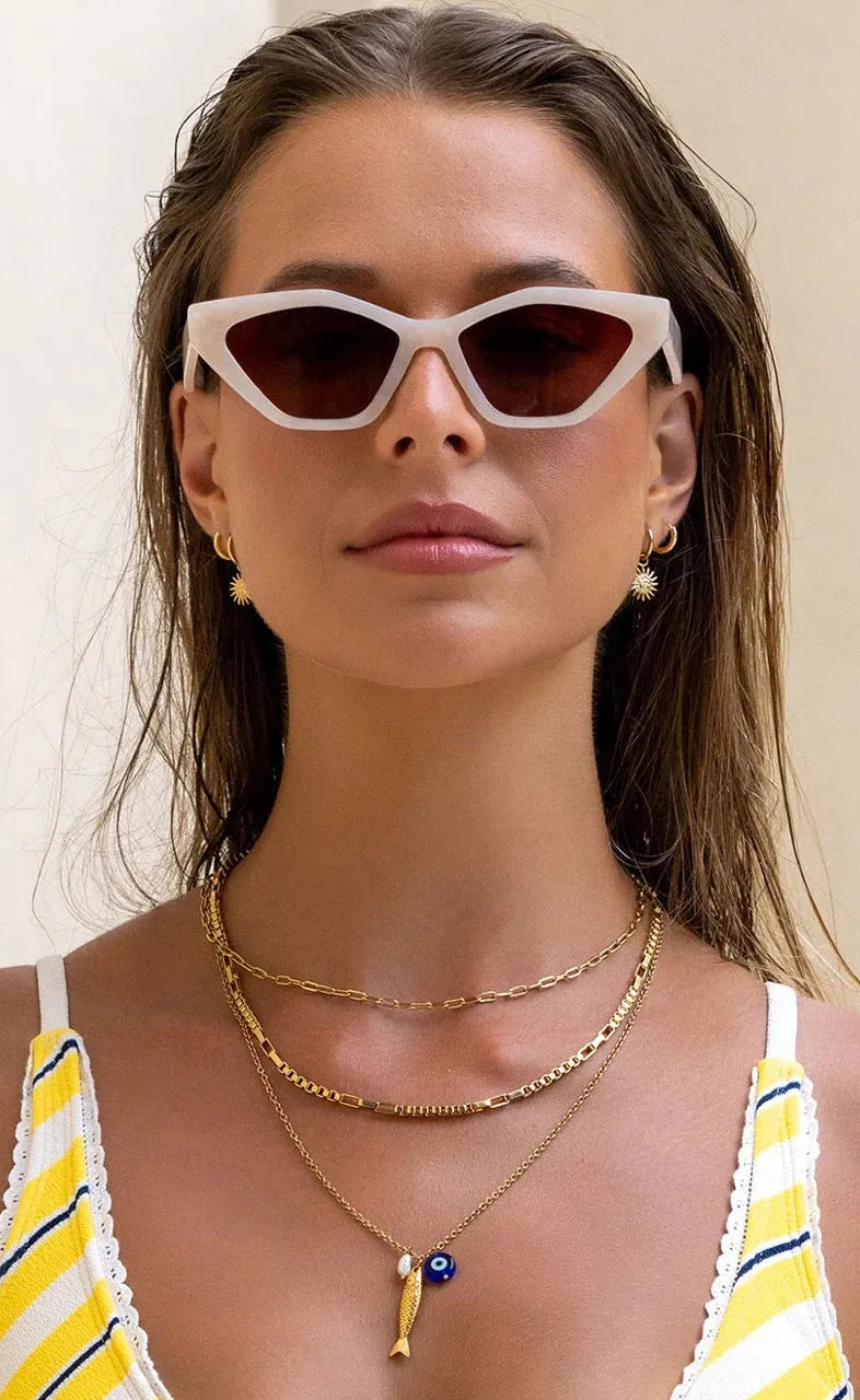 Magnolia Gold Charm Earrings