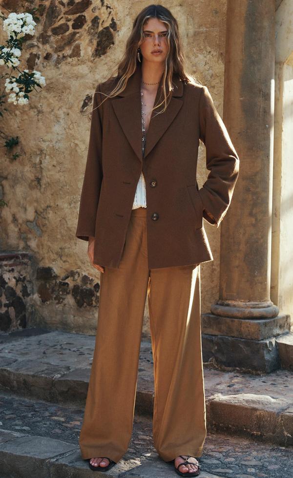 Dilettante Coat - Brick